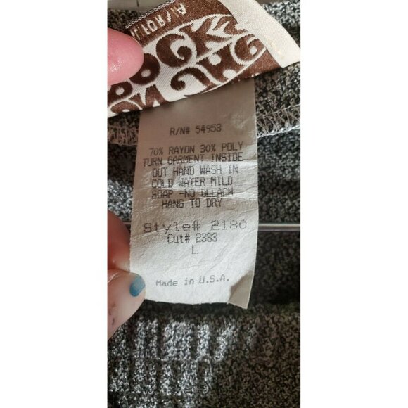 Vintage On The Rocks‎ California 2 Piece Tribal Dress Set Size L - Picture 5 of 6